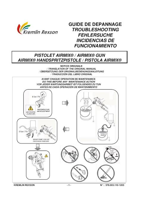 Pdf Guide De Depannage Troubleshooting Fehlersuche Notices