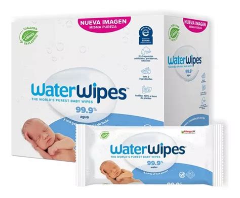 WaterWipes Toallitas Húmedas premium para Bebé 99 9 Agua 12 Pack 720