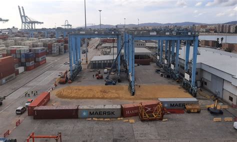 New Rtg Cranes Commence Operations At Apm Terminals Algeciras