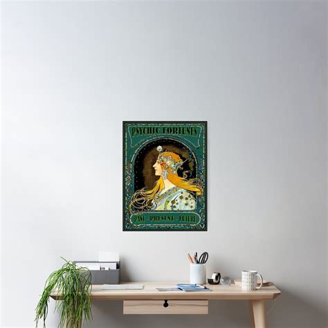 Psychic Fortunes Vintage Gypsy Fortune Teller Advertising Print