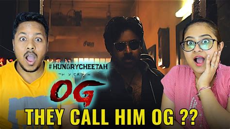 Hungry Cheetah OG Glimpse REACTION Pawan Kalyan Sujeeth Thaman