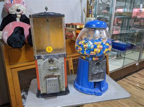 2 Bubble Gum Machines Bid On Estates Auction Services