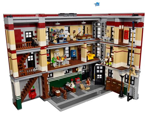 The LEGO Ghostbusters Firehouse HQ's interiors are frighteningly ...