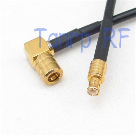 In Mcx Male Plug To Smb Female Right Angle Rf Connector Adapter Cm