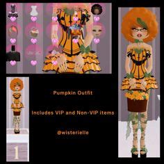 Pumpkin Outfit Dti Wisterielle In