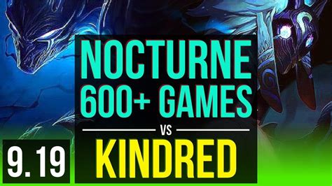 NOCTURNE Vs KINDRED JUNGLE Rank 10 Nocturne 1 2M Mastery Points