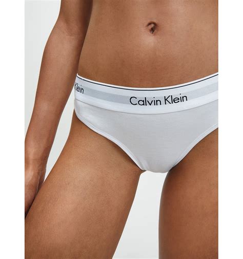 Calvin Klein tangá MODERN COTTON biele 100 mycomfort sk