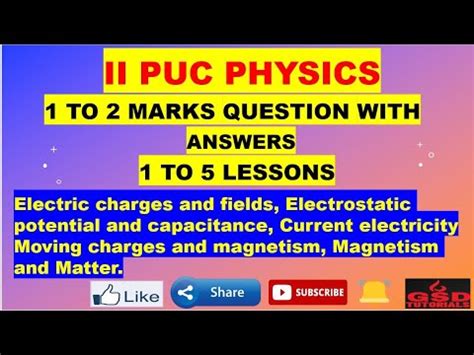 Chapter Wise Imp Repeated Questions With Answers 1 To 5 Chapter PUC 2