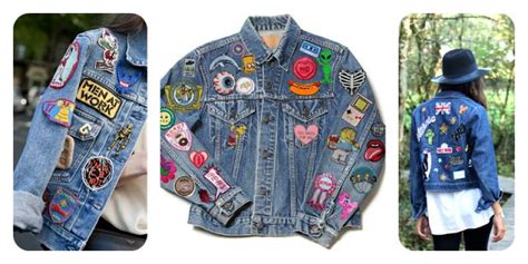 Ponte Tu Ropa LOCA POR LOS PARCHES CUSTOMIZA CON PARCHES Jean Jacket