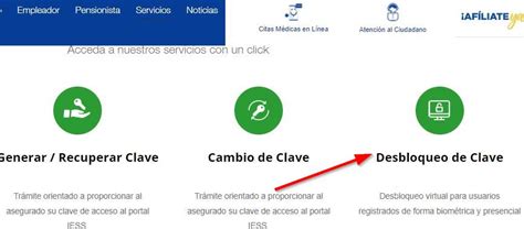Recuperar O Desbloquear Clave Del Iess O Biess Ayuda Iess