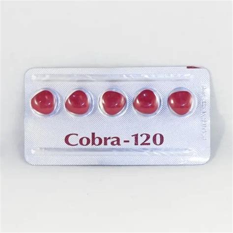 Cobra 120 Mg Tablet At Rs 360stripe Erectile Dysfunction Products In