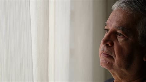 Pensive Older Man Standing Window Looking Stock Footage Sbv 348713250 Storyblocks