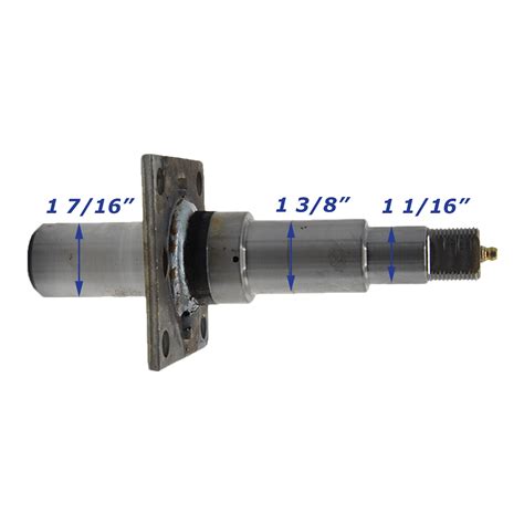 Trailer Spindle For Lb Axle Weld On Inch Round With