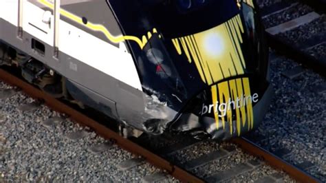 Driver Hospitalized After Crash With Brightline Train In Hallandale Beach