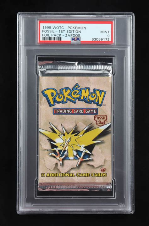 Pokemon Fossil St Edition Booster Pack Psa Pristine Auction