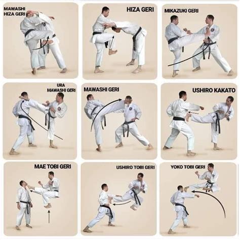 A Series Of Photos Showing How To Do Karate