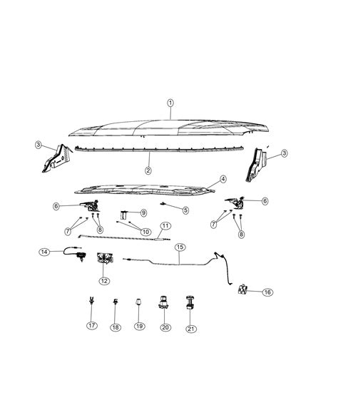 Jeep Compass Release Hood Catch Secondary Related St 68257542aa Jeep Parts Overstock