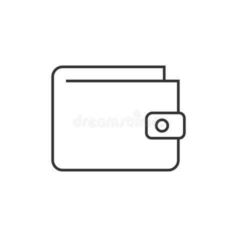 Wallet Outline Icon Stock Vector Illustration Of Rich 141014210