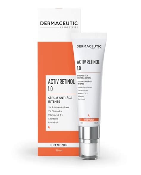 Dermaceutic Activ Retinol 10 Serum Anti Age Intense 30ml Beauté