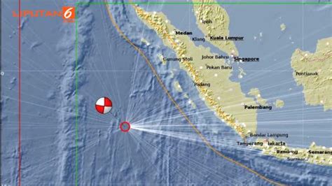 Peta Potensi Tsunami Di Indonesia Newstempo