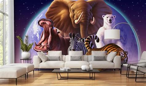 Papier Peint Et Peintures Murales D L Phants Wallsauce Fr