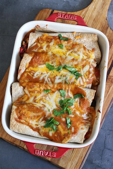 Easy Chicken Enchiladas Bake To The Roots