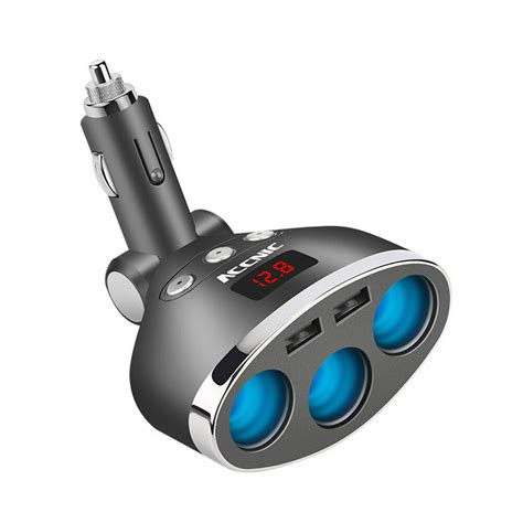 Way Multi Car Cigarette Lighter Socket Extension Splitter Usb Charger