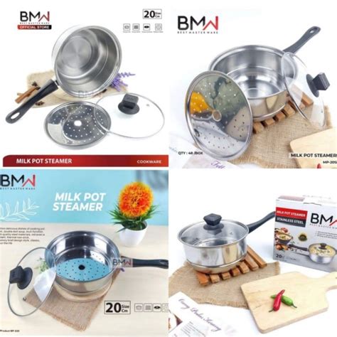 Jual Panci Susu Milkpot Steamer Kukusan Cm Shopee Indonesia