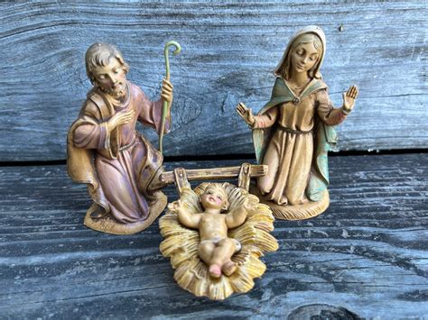 Vintage Italy Nativity Depose Italian Fontanini Nativity Etsy