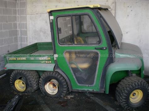 John Deere 6x4 Gator With Dump Bed Allsurplus