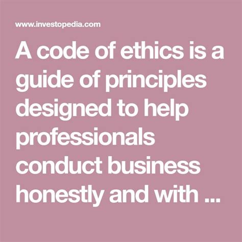 Code Of Ethics Understanding Its Types Uses Through Examples Code