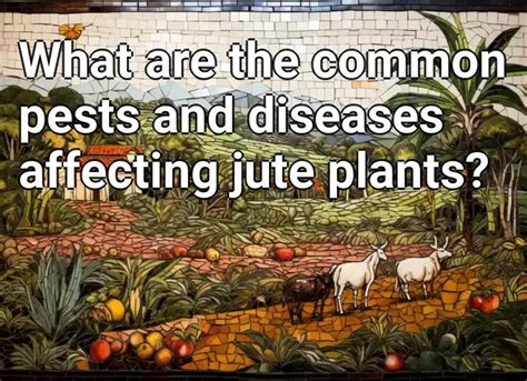 What are the common pests and diseases affecting jute plants? – Agriculture.Gov.Capital