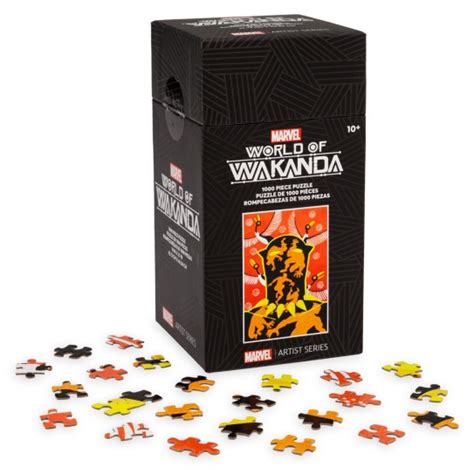 Disney Store Black Panther World Of Wakanda Piese Puzzle