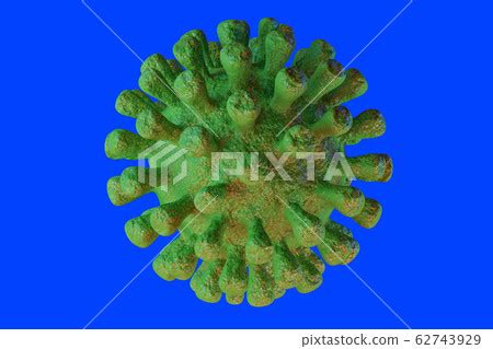 D Rendering Of Contagious Hiv Aids Flur Or Stock Illustration