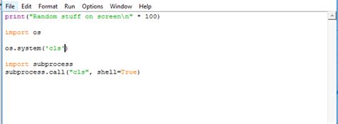 How To Clear Python Screen Stack Overflow