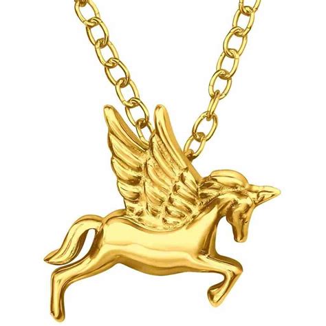 Collier Licorne Dor E En Argent Mon Bijou Maty