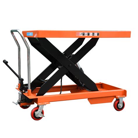 300KG Manual Hydraulic Platform Small Scissor Lift Table 47 OFF