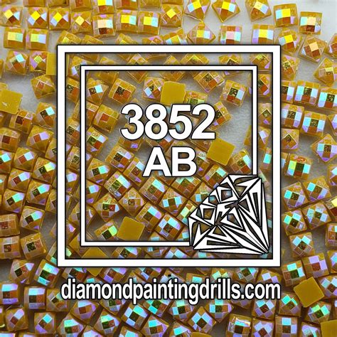 DMC 3852 Straw - Very Dark - Square AB - Diamond Painting Drills