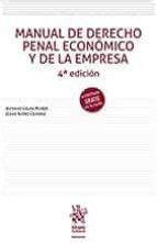 Manual De Derecho Penal Economico Y De La Empresa Ed Alfonso