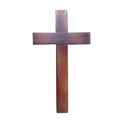 Cruz De Madeira De Parede Crucifixo Universal Simples Cm Elo