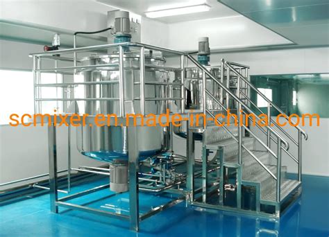 Stainless Steel Detergent Mixer Cooking Liquid Mixing Tank With Heating