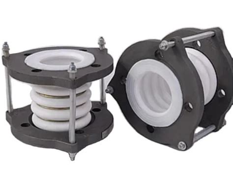 Ptfe Corrugated Compensator Flange Connection Reinforced Bellows