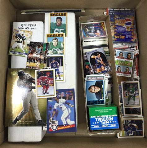 Lot Assorted Vintage Sports Cards