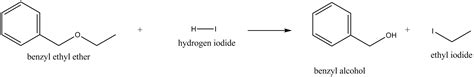 Write The Equation Of The Reaction Of Hydrogen Iodide Withbenzylethyl