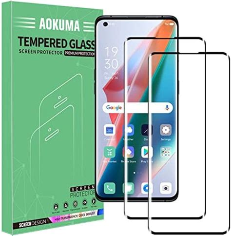 AOKUMA 3D Vetro Temperato OPPO Find X3 X3 Pro 2 Pezzi Pellicola