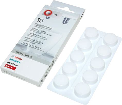 Bosch Cleaning Tablets for Coffee Machines, Pack of 10 : Amazon.co.uk ...