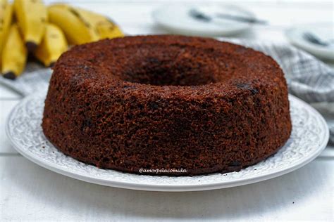 Bolo De Banana Aveia E Chocolate Fit Receitas Saud Veis A