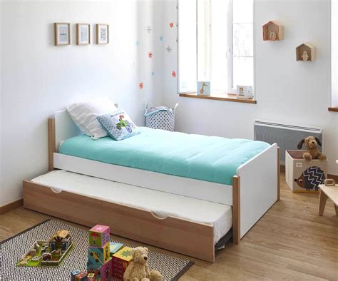 Lit Gigogne Enfant Sweet Avec Sommier Et Matelas Fabriqu En France