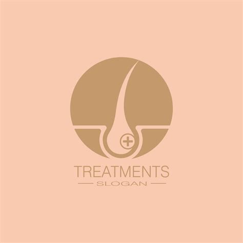 Premium Vector Hair Treatments Icon Illustration