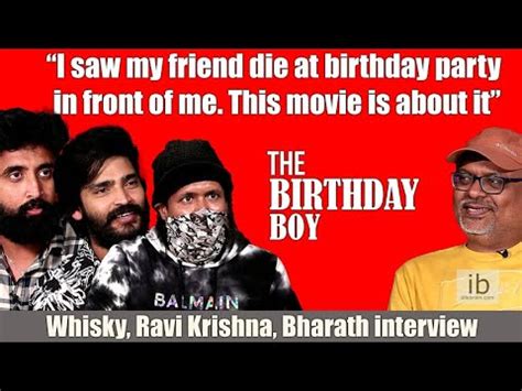 The Birthday Boy Team Interview By Jeevi Idlebrain YouTube